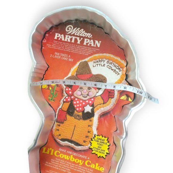 Wilton 2 vintage 1970s cake pans new cowboy and running shoe - Picture 7 of 8